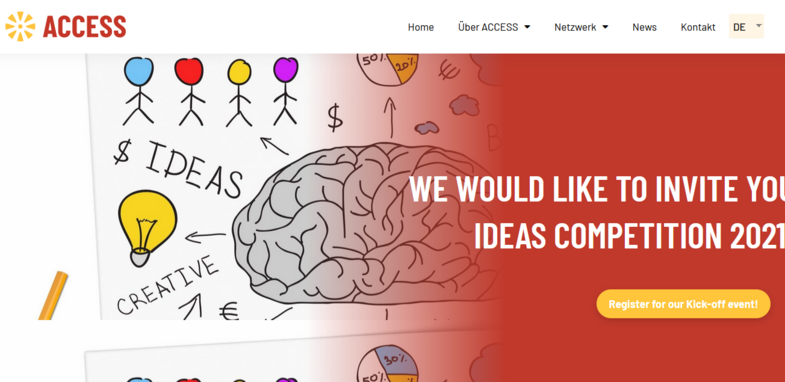 Logo of ACCESS Ideas Competition 2021 "University of Ideas"