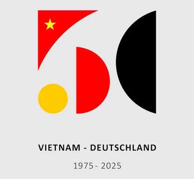 The anniversary logo, © German Embassy Hanoi