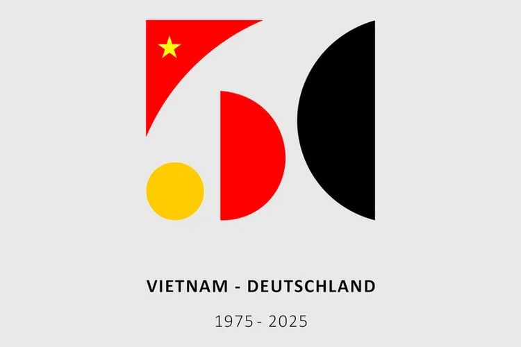 The anniversary logo, © German Embassy Hanoi